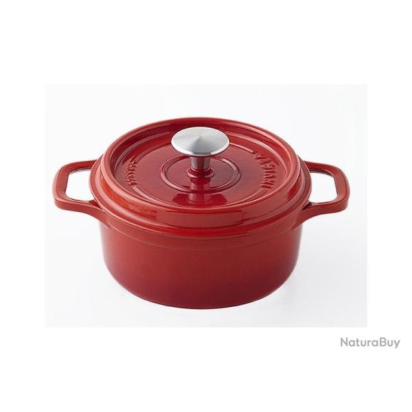 Cocotte ronde 2,5L Invicta RUBIS rouge diam.20cm