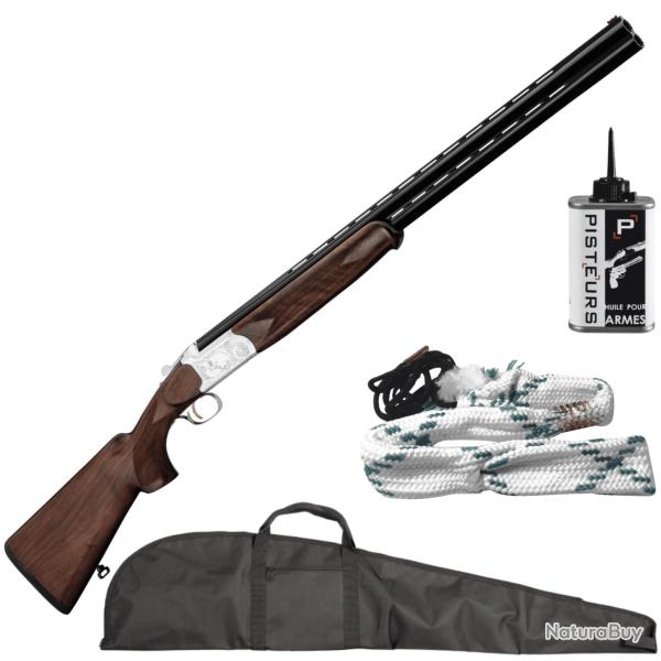 Pack Chasseur ! Fusil superpos� Luxe Yildiz ejecteur plaine cal. 20/76 + fourreau + nettoyage