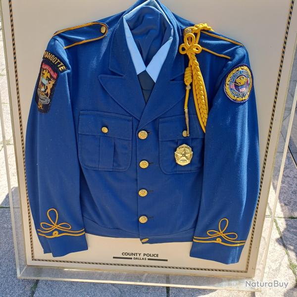 uniforme, blouson de la police de Dallas