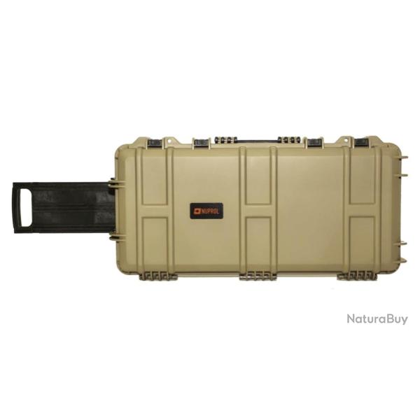 Mallette Waterproof 75x33x13cm mousse pr�-decoup�e Tan