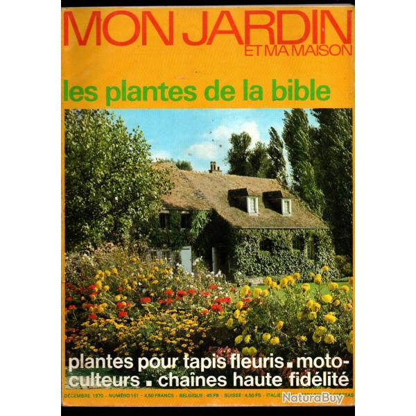 mon jardin et ma maison lot de 7 revues de 1970 ,143, 145, 146,147, 148,  149, 151