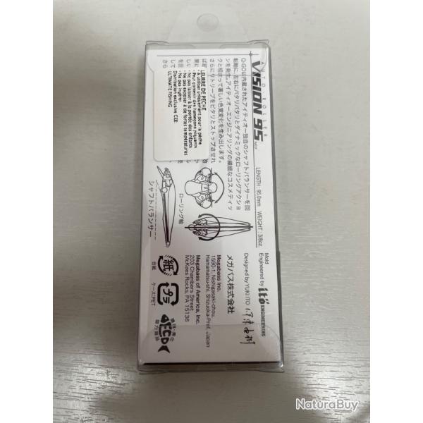 !! Ope -45%!! LEURRE MEGABASS VISION 95 col NC PRO BLUE II