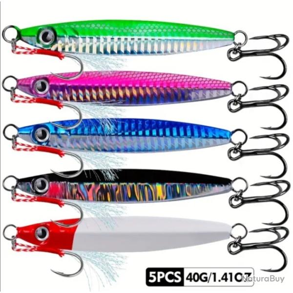 JIG PROBEROS  lot de 5 40g