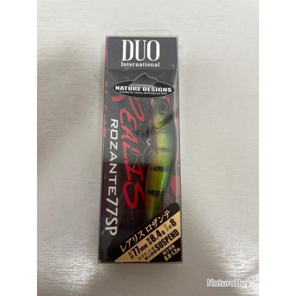 !! Ope -45%!! LEURRE DUO REALIS ROZANTE 77SP 8.4gr col PERCH ND