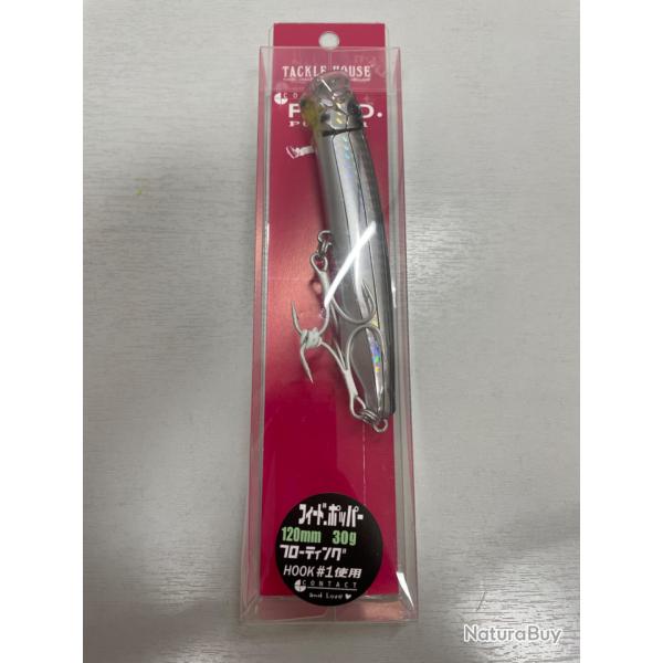 !! Ope -45%!! LEURRE TACKLE HOUSE FEED POPPER 120mm 30gr col N.11