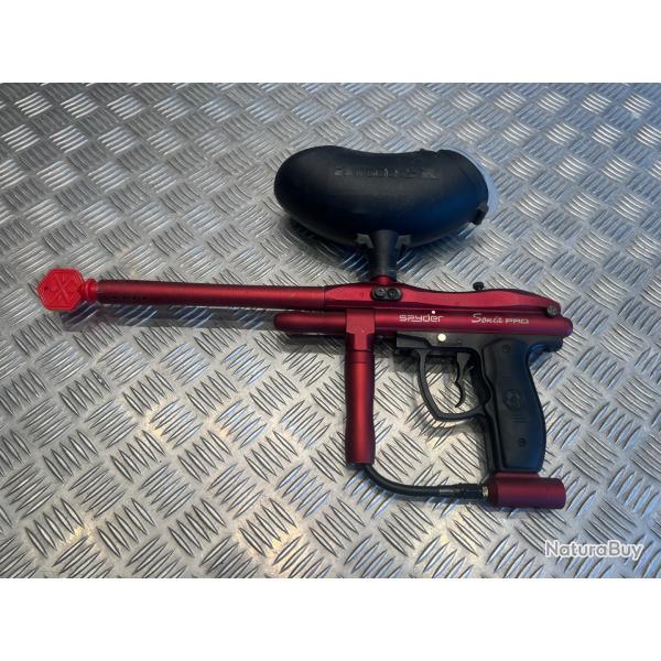 lanceur de paintball spyder sonix pro avec loader