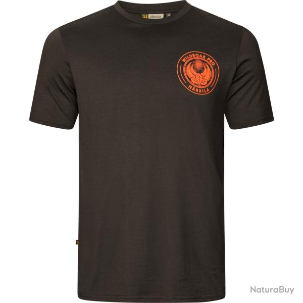 HARKILA T SHIRT GAME BROWN WILDBOAR