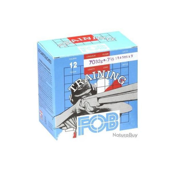 CARTOUCHES FOB TRAINING calibre 12/70 32g BJ n�9 x25