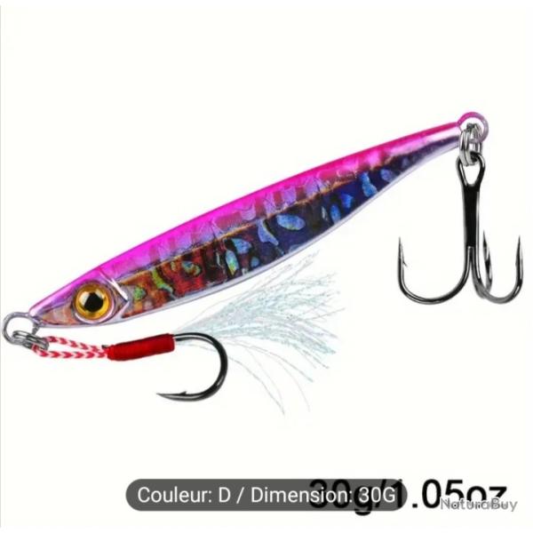 Jig PROBEROS 30G rose/argent 90mm