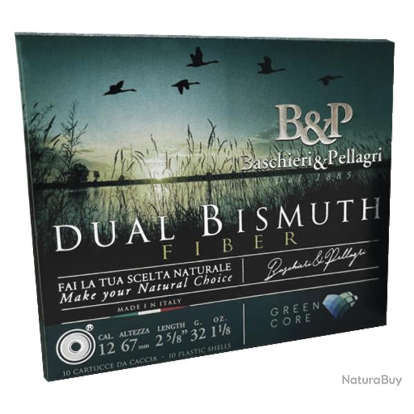 Cartouches B&P Calibre 12/67 Dual Bismuth 32 g N�6+7 Bourre grasse (Id�al pour les vieux fusils)