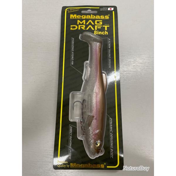 !! Ope -45%!! LEURRE MEGABASS MAG DRAFT 8inch col BIWAKO SHAD