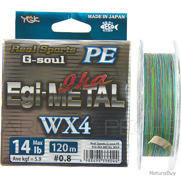 Tresse YGK G Soul WX4 Egi&Metal PE0.5
