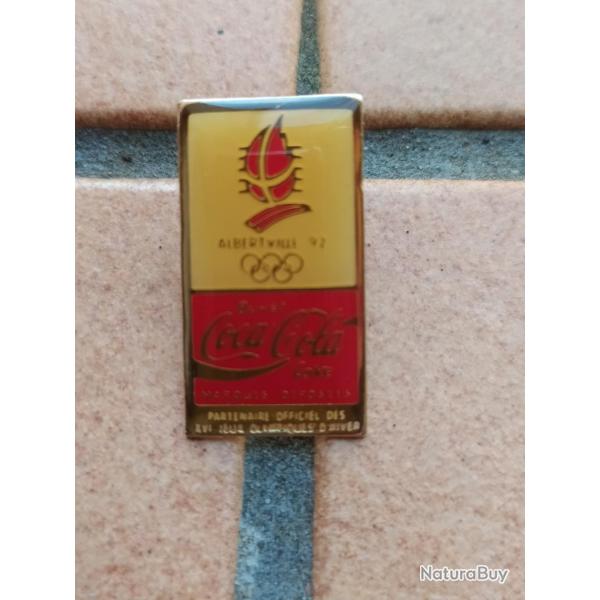 PINS COCA COLA JEUX OLYMPQUE ALBERVILLE 1992