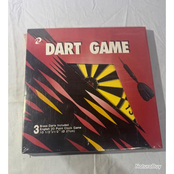 Jeu de fl�chettes anglais neuf - Cible 27cm + 3 fl�chettes laiton