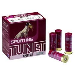 Cartouches TUNET SPORT 32 calibre 12/70 32g BJ n&deg;9 x25