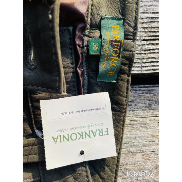 Vends pantalon femme en cuir Parforce taille 36