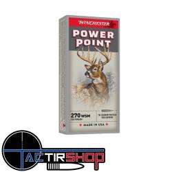 Munitions Winchester Power-Point 270 WSM 150gr Boite 20
