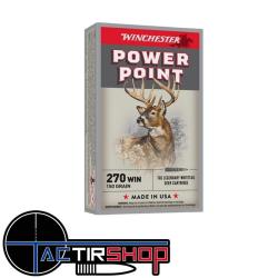 Munitions Winchester Power-Point 270 Win 150gr Boite 20