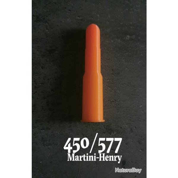 Lot de Douilles amortisseurs, tir � sec calibre 450-577 Martini Henri