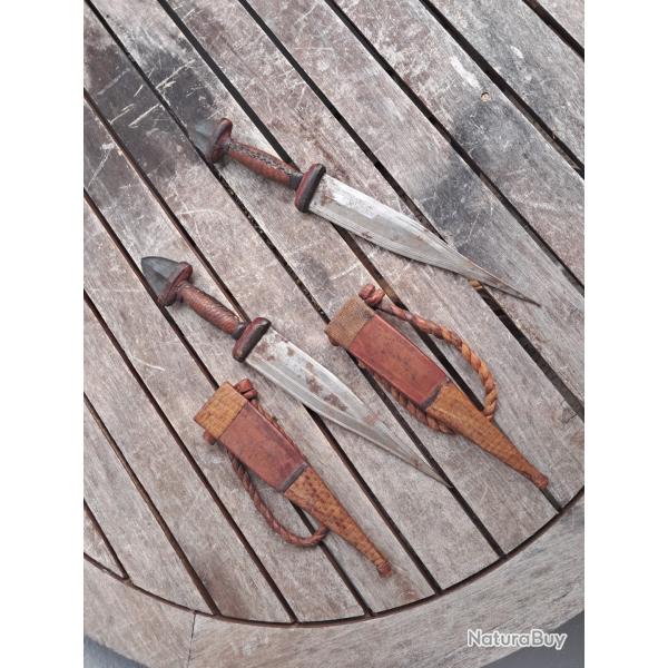Lot de 2 poignards Tedda ; Tchad