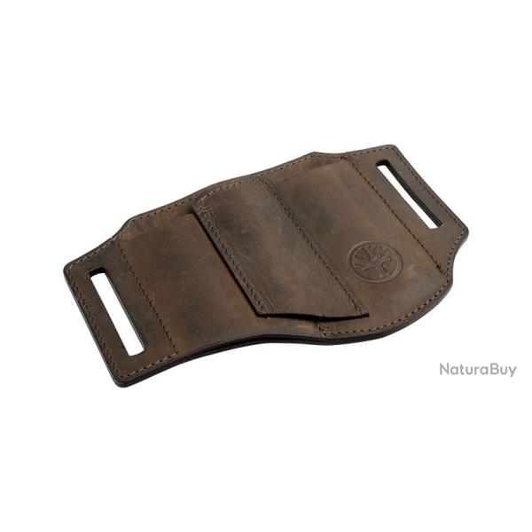 Boker Etui Cuir Nubuck ED-Three Marron - 3 places