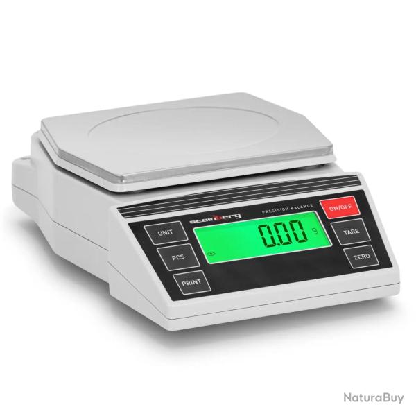 Balance de pr�cision digitale 0,2 � 3 000 g / 0,01 g 196 x 160 mm acier inoxydable argent 14_0008338