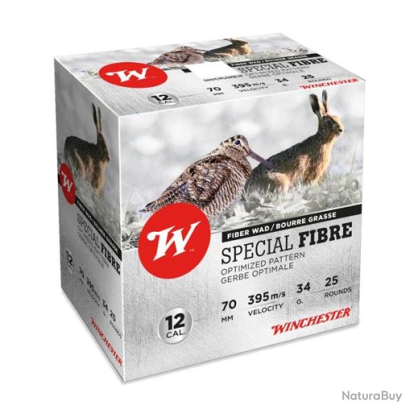 Cartouches de chasse Winchester Hunting Shotshells Sp�cial Fibre 32 g - Cal. 12/70 - Par 25 - 8