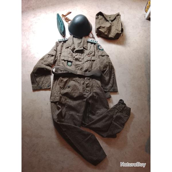 DDR uniforme SchutzPolizei de sous-officier