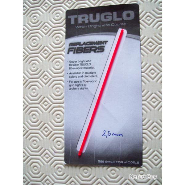 1  fiber-optic TRUGLO   2,5 mm long 135 mm