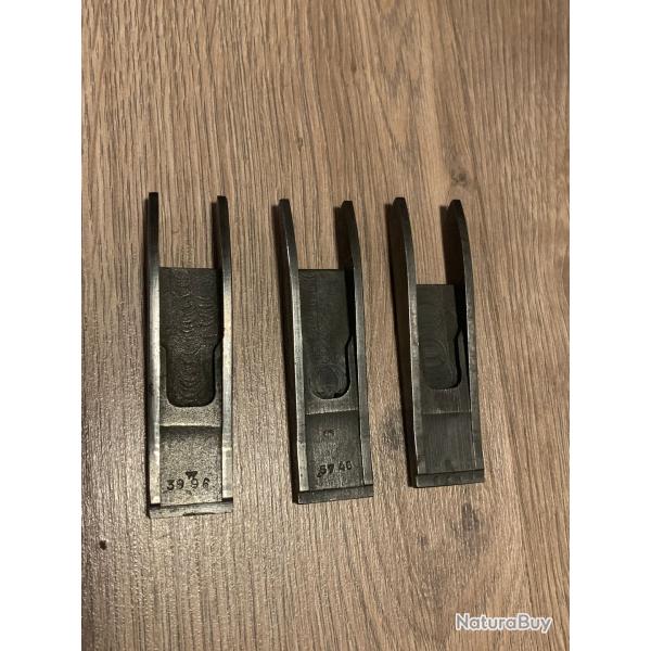 Militaria Allemand WW2 Lot de 3 Support de Hausse WAA Mauser 98k