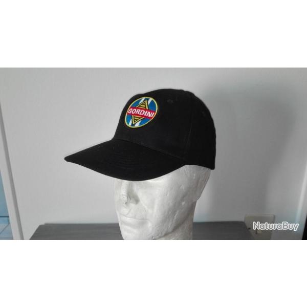 Casquette GORDINI noire ( RENAULT 8 12 17 rallye c�te circuit VHC VHRS RACING VINTAGE COLLECTION )