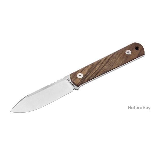Couteau Boker BFF Packlite Walnut - Lame 65mm - Manche Noyer - Etui rigide de type Kydex