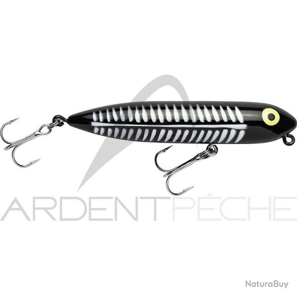 Poisson nageur HEDDON Zara puppy spook XBW Black shore minnow