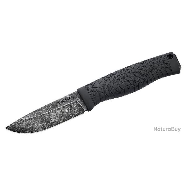 Couteau Boker Bronco Mini - Lame 89mm - Manche TPE - Etui Kydex