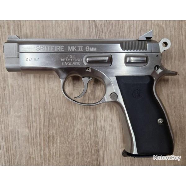 PISTOLET JSL SPITFIRE MARK II 9x19 - Inox - Occasion