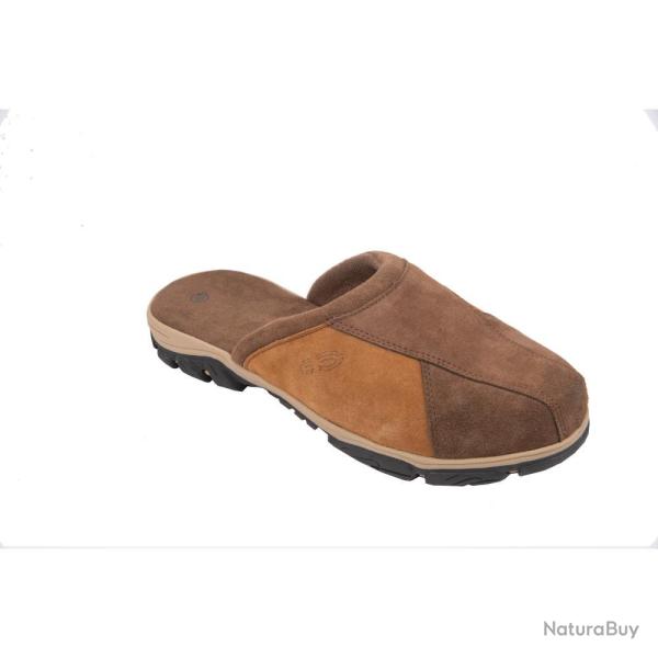 SABOTIN CUIR BOURGOGNE