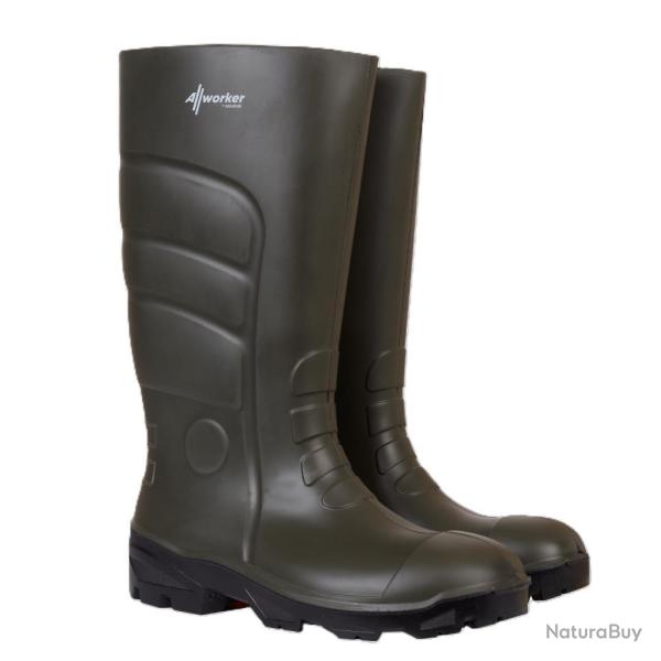 BOTTES DE TRAVAIL VERTES 04 ALLWORKER S5 SOLIDUR