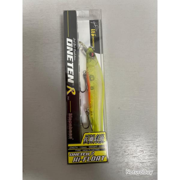 !! Ope -45%!! LEURRE MEGABASS VISION ONETEN R HI-FLOAT 110.5mm col ito-kinari