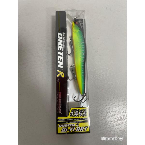 !! Ope -45%!! LEURRE MEGABASS VISION ONETEN R HI-FLOAT 110.5mm col mat Tiger