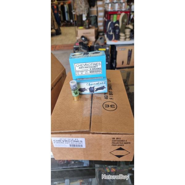 3 BTES Joker chevrotine 9 grains anti ricochet boite de 10