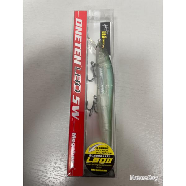 !! Ope -45%!! LEURRE MEGABASS VISION ONETEN LBO SW 115mm col gp Crystal shad