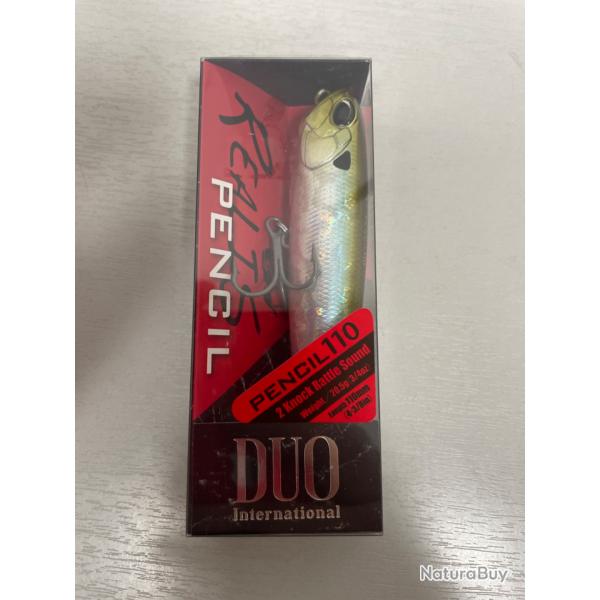 !! Ope -45%!! LEURRE DUO REALIS PENCIL 110 20.5gr col prism minnow
