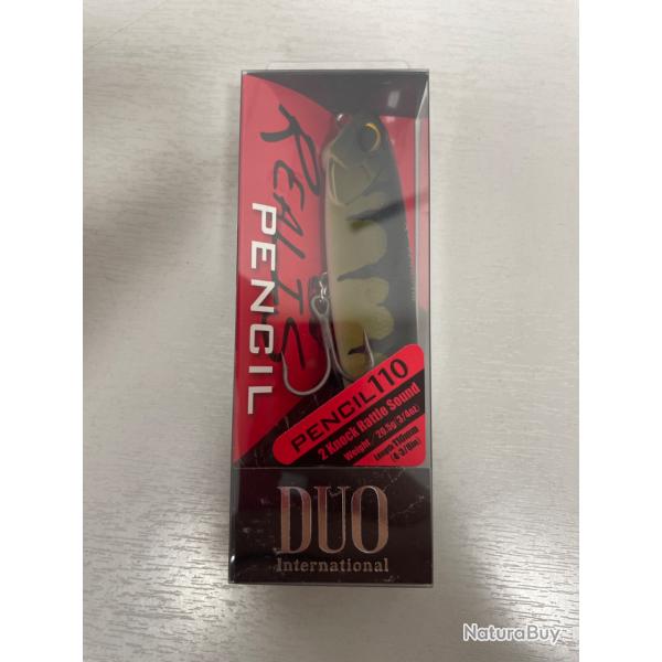 !! Ope -45%!! LEURRE DUO REALIS PENCIL 110 20.5gr col mat perch