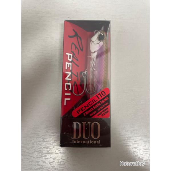 !! Ope -45%!! LEURRE DUO REALIS PENCIL 110 20.5gr col lake smelt