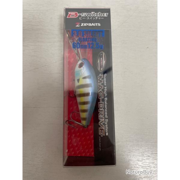 !! Ope -45%!! LEURRE ZIPBAITS B-SWITCHER 4.0 SILENT  65mm 12.5gr col sexy gill