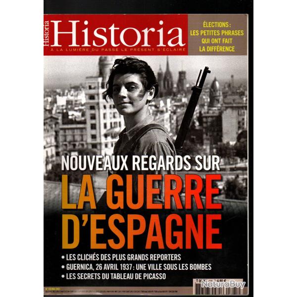 historia n�725, la guerre d'espagne guernica , dirigeable hindenburg, bernard grasset