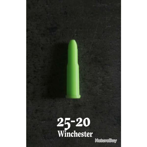 Lot de 6 Douilles Amortisseur, tir  sec 25-20 Winchester