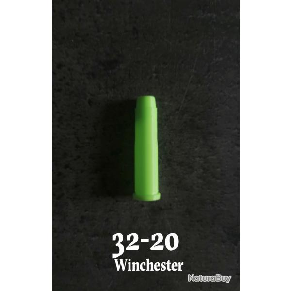 Lot de 6 Douilles Amortisseur, tir � sec 32-20 Winchester