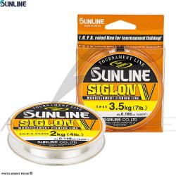 Fils nylon SUNLINE Siglon V Clear 100m &Oslash; 0.205mm