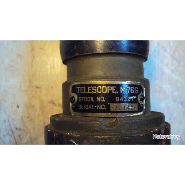 TELESCOPE M 76 G POUR CHAR SHERMAN US WW2